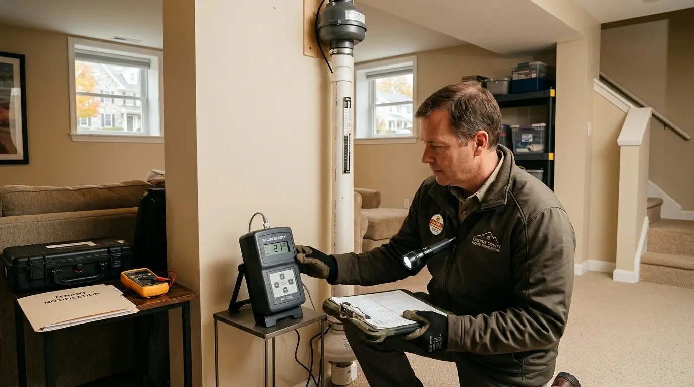 Radon in Chester County Rentals: Test, Fix, and Tell Your Tenants